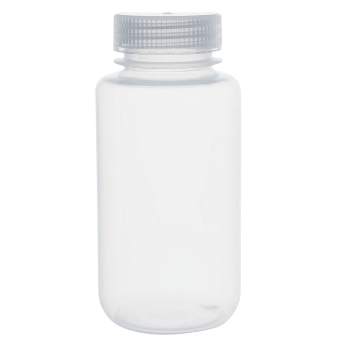 Eisco - Bulk Pack of 250, 250mL Wide Mouth Polypropylene Reagent Bottles with Polypropylene Caps, Non-Sterile, Autoclavable, Laboratory Containers, 0-135°C Temperature Range