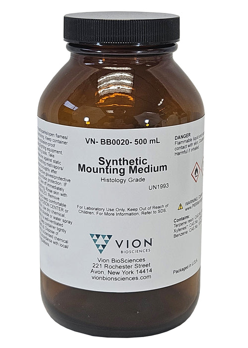 Synthetic Mounting Medium 500mL - Permanent Slide Mount