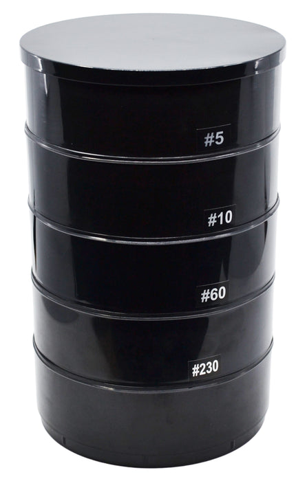 Plastic Stackable Sieve Set, 6-Piece, 7"