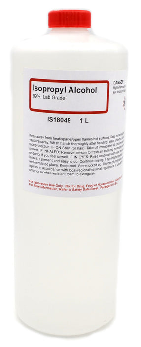99% Isopropyl Alcohol, 1000mL - Lab-Grade - The Curated Chemical Collection