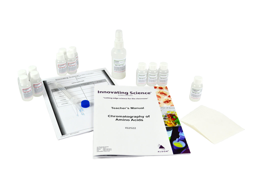 Innovating Science Chromatography of Amino Acids Chemistry Kit (Supplies for 15 Groups)