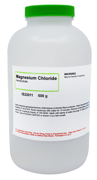 Magnesium Chloride, 500g - Laboratory Grade
