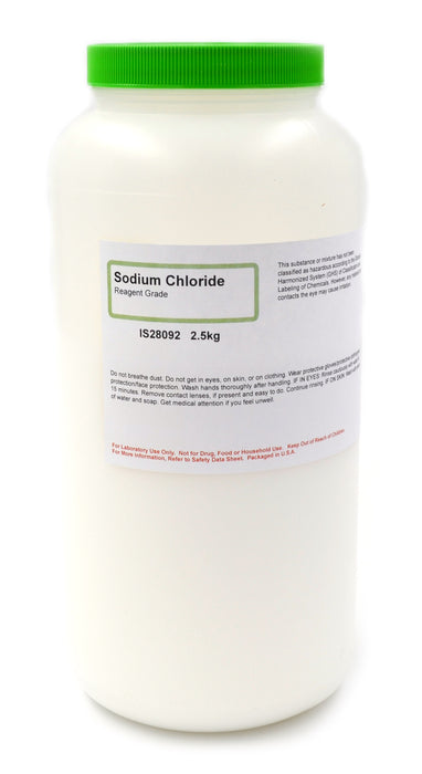Sodium Chloride Reagent, 2500g - The Curated Chemical Collection