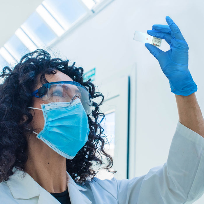 Eisco - 25 Pack Prepared Microscope Slides of Fasciola Hepatica (Liver Fluke) Whole Mount 25x77mm Glass with Stained Specimens in Storage Box