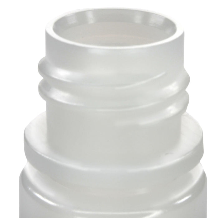 Eisco - Pack of 12, 8mL Sterile Narrow Mouth HDPE Translucent Reagent Bottles with Polypropylene Caps, Leak-Proof, Chemical Resistant, Laboratory Storage Bottles, -100 to 120°C Temperature Range