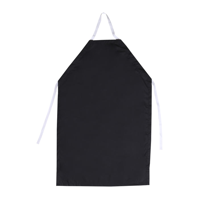 Rubber Vinyl Apron, Medium (27"W x 36"L) - Black