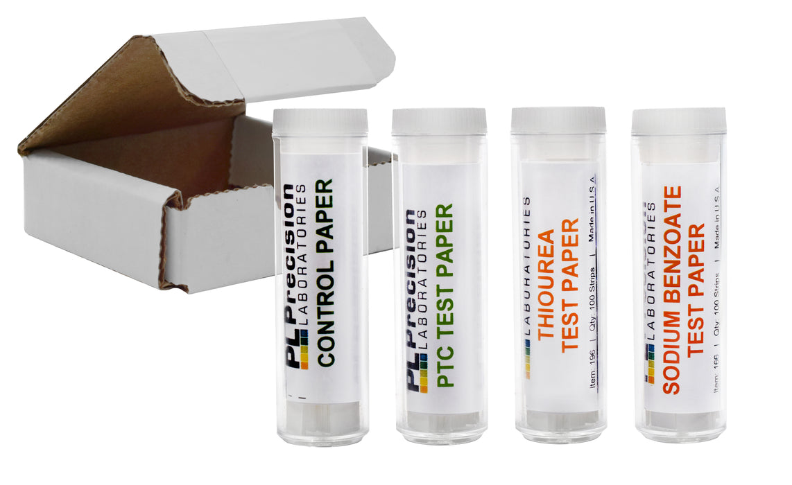Super Taster Genetic Taste Test Kit with 4 Paper Types