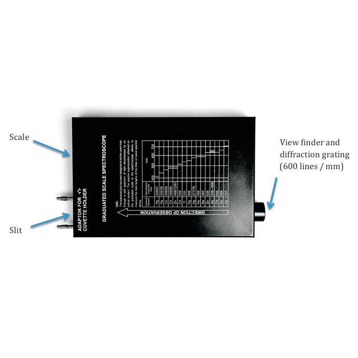 Eisco Labs Direct Vision Spectroscope in Metal Case