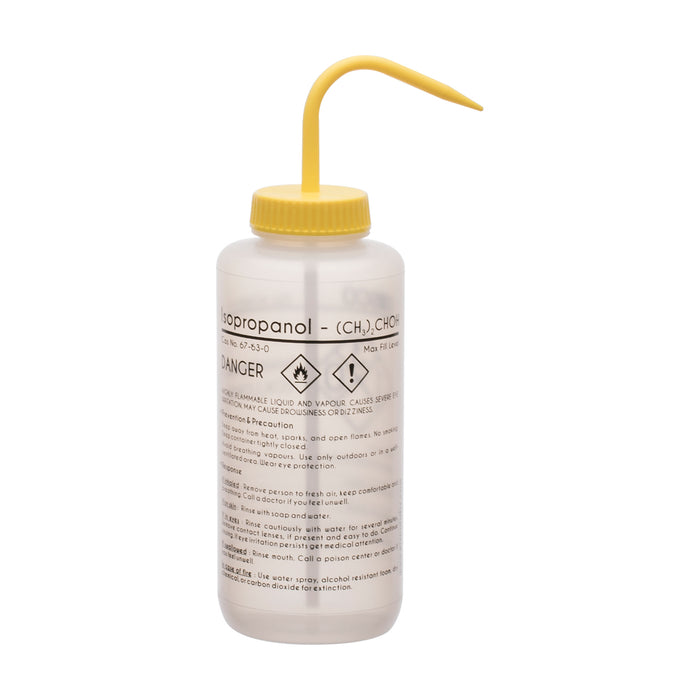 Isopropanol Wash Bottle, 1000ml - Polyethylene - One Color