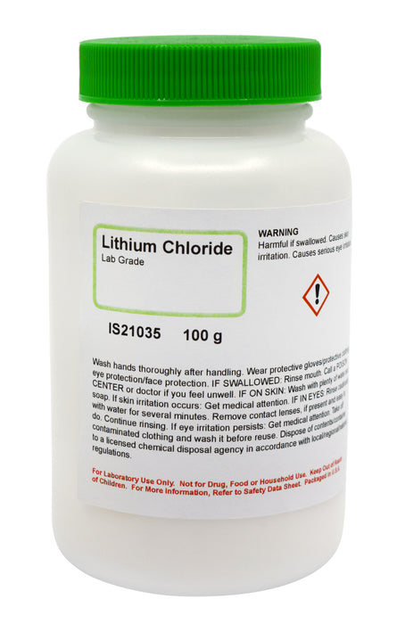 Lithium Chloride, 100g - Lab-Grade - The Curated Chemical Collection