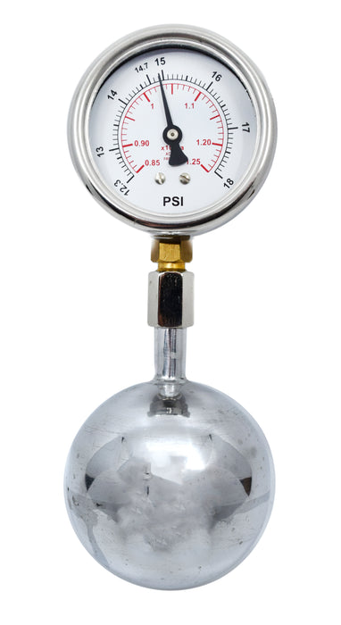 Eisco Labs Superior Metal Jolly bulb with Manometer Attached