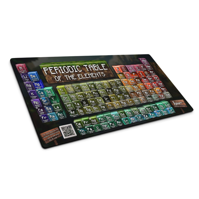 Periodic Table Of The Elements Gaming Mousepad - "ElementCraft" by HBAR SCI