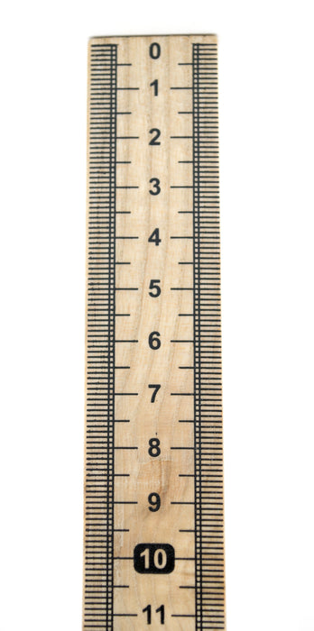 Meter Stick Single Sided Hardwood Metric Meter Stick with Vertical Reading and Zero Top - Eisco Labs