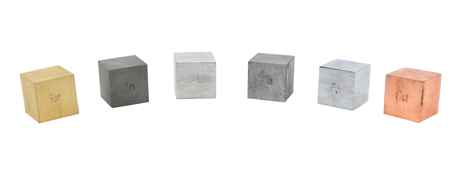 Density Cube Set - 6 Metals