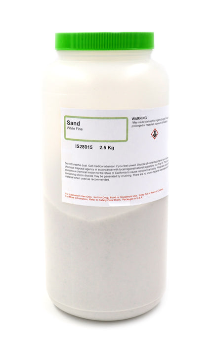 Fine White Sand, 2500g - The Curated Chemical Collection