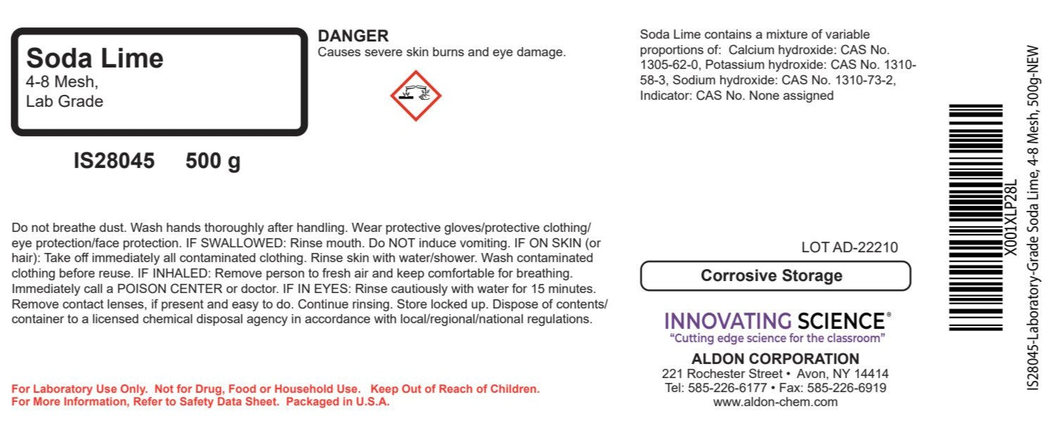 Soda Lime, 500g - 4-8 Mesh - Lab-Grade - The Curated Chemical Collection