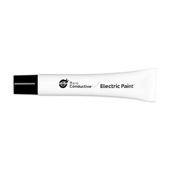 Bare Conductive Electric Paint 10mL Squeeze Tube - Non-Toxic, Water-Based, Electrically Conductive Paint for Cold Soldering, Circuit Painting, Prototyping, and Interactive Projects - Black