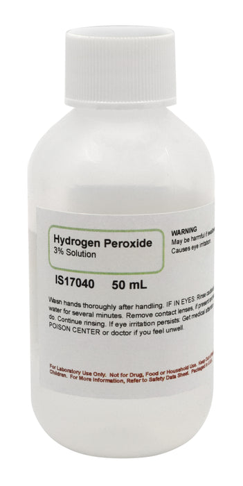3% Hydrogen Peroxide, 50mL - The Curated Chemical Collection