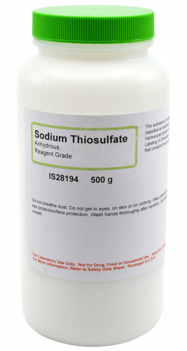 Sodium Thiosulfate, 500g - Anhydrous - Reagent-Grade - The Curated Chemical Collection