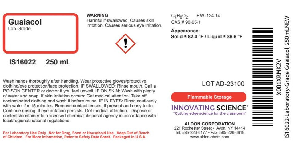 Guaiacol, 250mL - Laboratory-Grade - The Curated Chemical Collection