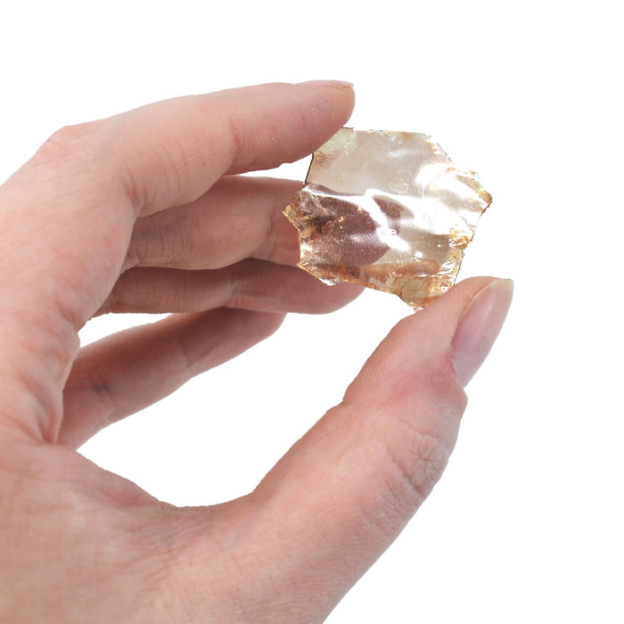 12PK Raw Muscovite Mica, Mineral Specimen - Approx. 1"- Hand Processed - Great for Science Classrooms - Eisco Labs