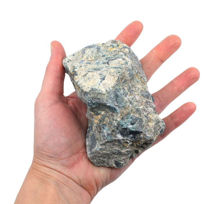 Raw Apatite, Mineral Specimen - Approx. 3" - Hand Sample - Geologist Selected & Hand Processed - Great for Science Classrooms - Eisco Labs