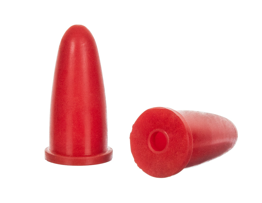 10PK Rubber Bulbs, 2ml - Heavy Weight Rubber - For use with Pipettes & Medicine Droppers, 5-6mm in Diameter - Pack of 10 - Eisco Labs