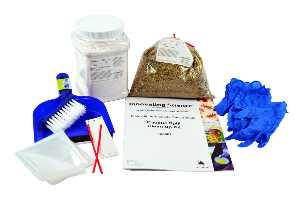 Caustic Spill Neutralization and Clean Up and Disposal Kit