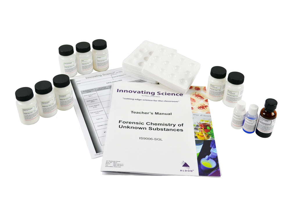 Forensic Chemistry of Unknown Substances - Distance Learning Kit - Innovating Science