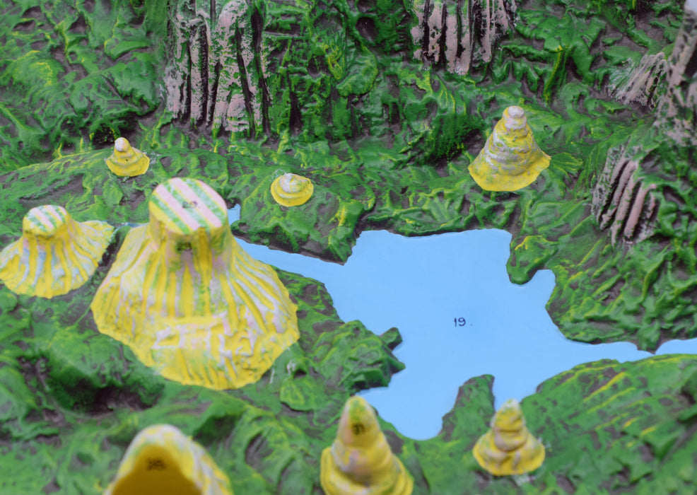 Karst, Caves & Water Action Landform Model, 2 Parts