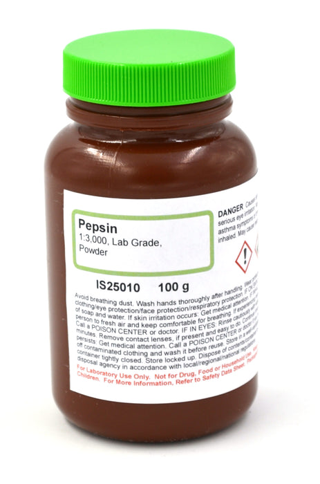 Pepsin Powder, 100g - Lab-Grade - The Curated Chemical Collection