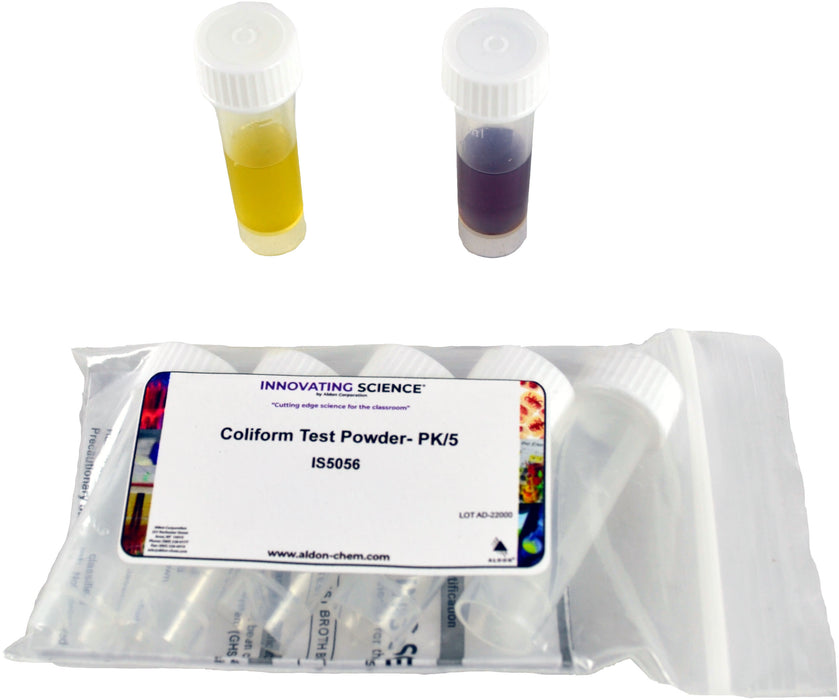 Coliform Test Powder Kit, PK/5 Tubes - The Curated Chemical Collection