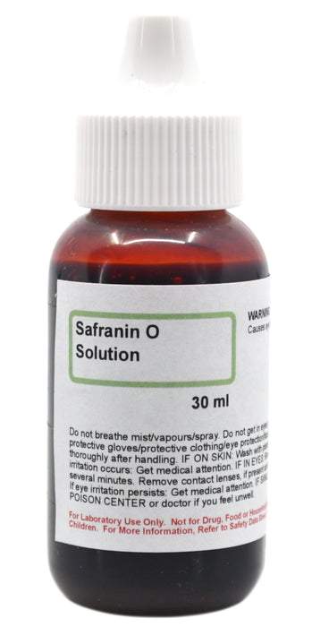 Safranin O Solution, 30mL - The Curated Chemical Collection