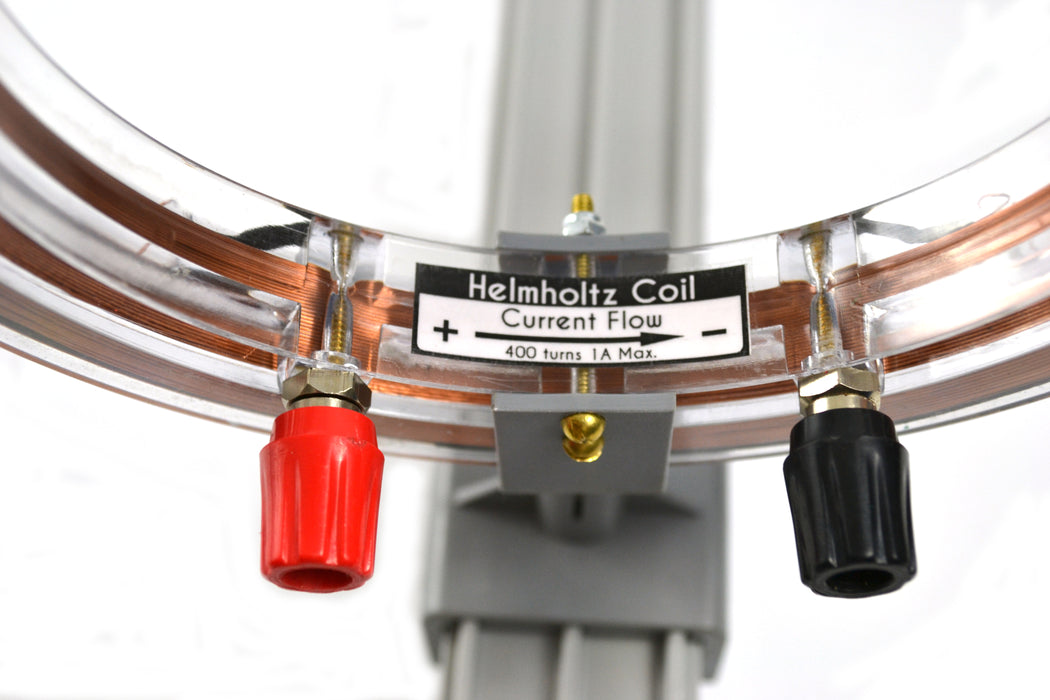 Eisco Labs Helmholtz Coils on base. 400 turns of copper wire on 150mm diameter form