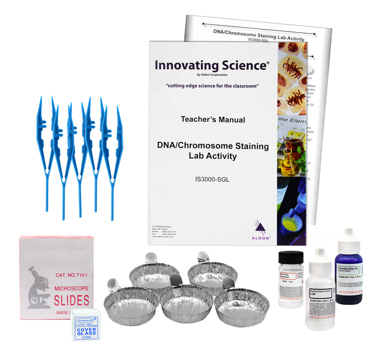 DNA / Chromosome Staining - Distance Learning Kit - Innovating Science