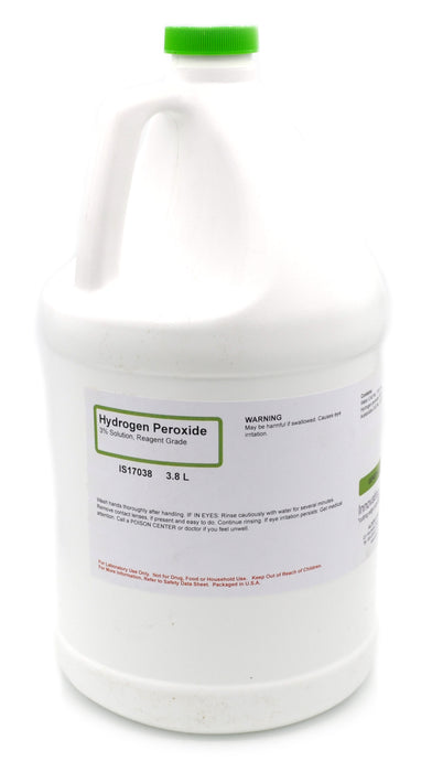 3% Hydrogen Peroxide, 3800mL - Reagent-Grade - The Curated Chemical Collection