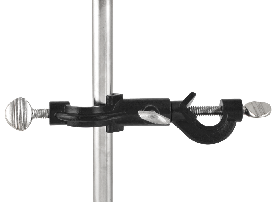 Eisco Labs Lab Clamp Holder, Universal, up to 3/4" Rod - Adjusts to Any Angle (Dual 360° Rotation of Bossheads)