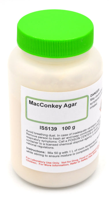 MacConkey Agar Powder, 100g – Selective and Differentiating Growth Medium - Innovating Science