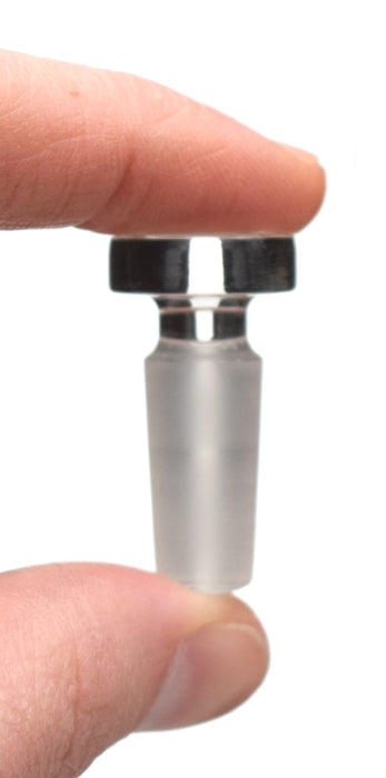 Stopper - Flat Head, Solid Cone, Made of Borosilicate Glass, Size 10/19 - Eisco Labs