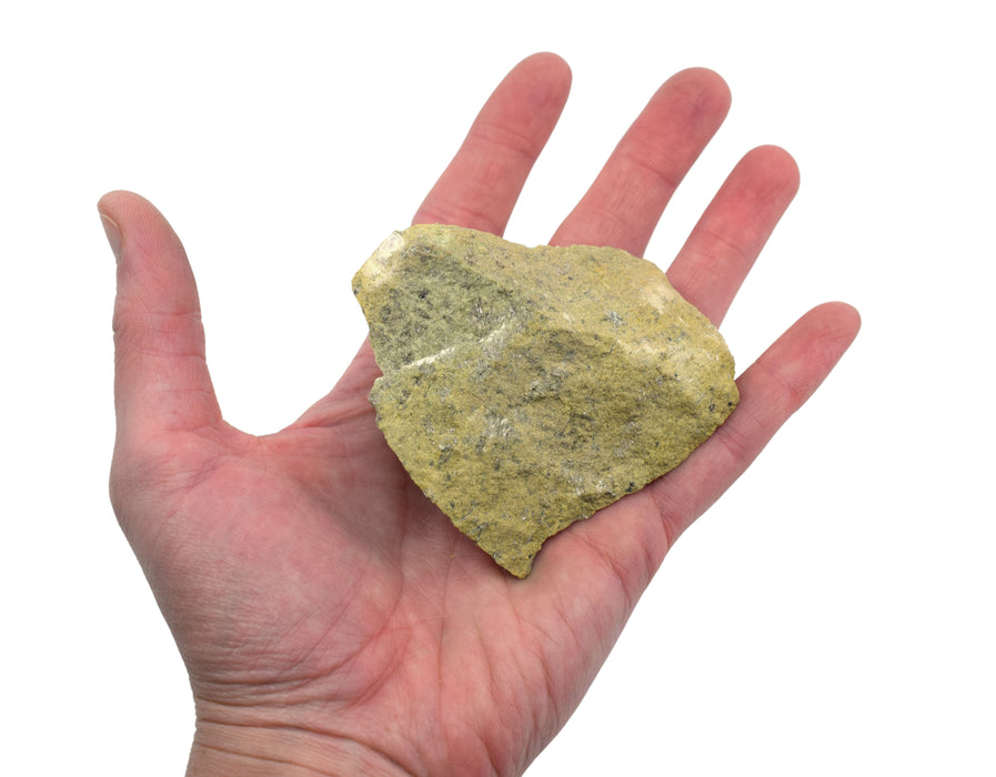 Raw Olivine, Mineral Specimen - Approx. 3" - Hand Sample  - Geologist Selected & Hand Processed - Great for Science Classrooms - Eisco Labs