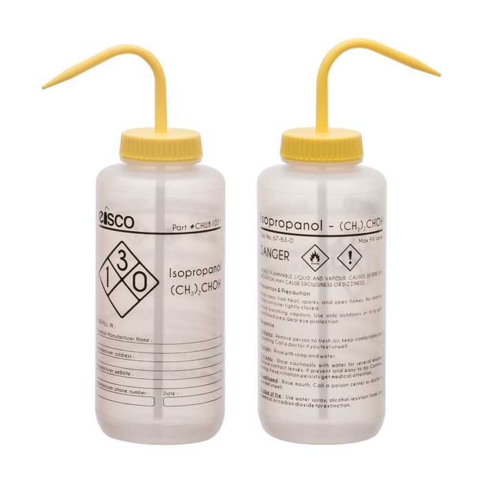 Isopropanol Wash Bottle, 1000ml - Polyethylene - One Color