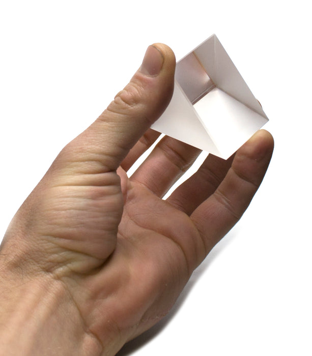 Eisco Labs Extra Dense Flint Glass Prism; Equilateral; 48mm X 48mm; R. Index 1.62