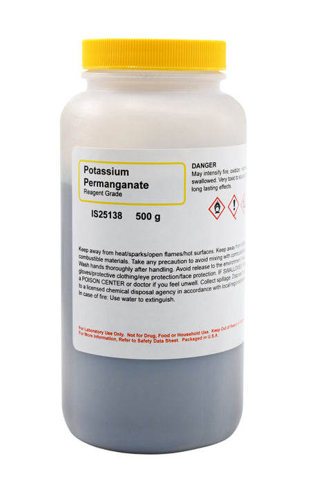 Potassium Permanganate Reagent, 500g - The Curated Chemical Collection