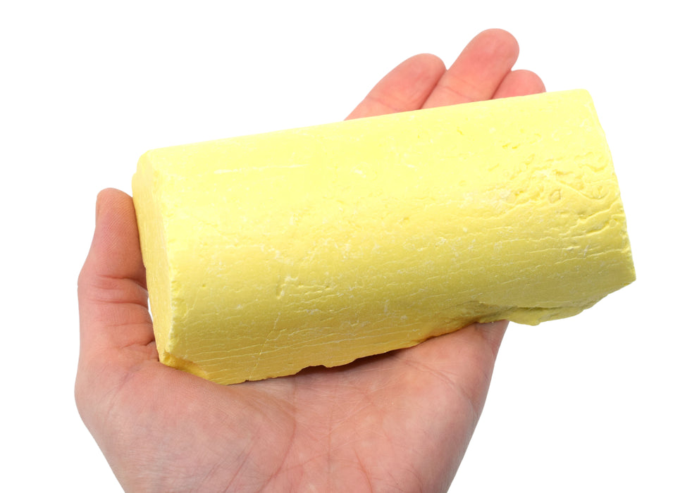 Raw Sulfur, Mineral Specimen - Approx. 3" - Hand Sample