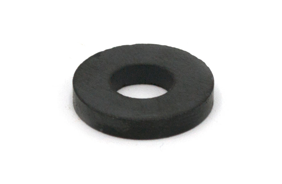 Ceramic Ring Magnet, 0.66" (18mm) OD, 0.27" (8mm) ID, 3mm thickness - Eisco Labs