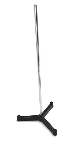 Triangular Tripod Retort Base - 6"x6" - Cast Iron