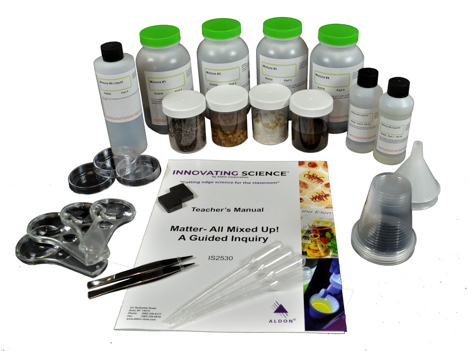 NYS Intermediate Learning Science Kit: Matter - All Mixed Up! A Guided Inquiry - Explore Physical Properties of Matter - Innovating Science