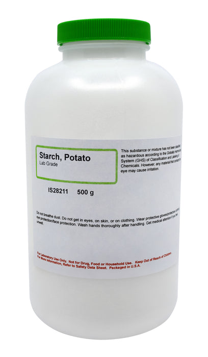 Potato Starch, 500g - Lab-Grade - The Curated Chemical Collection