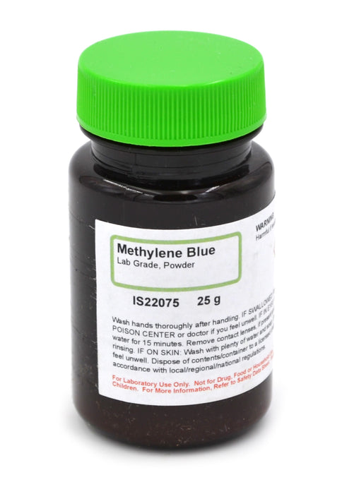 Methylene Blue Powder, 25g - Lab-Grade - The Curated Chemical Collection