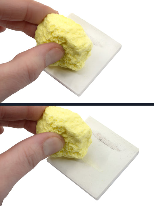 Single Streak Plate - For Testing Rocks & Specimens - Eisco Labs